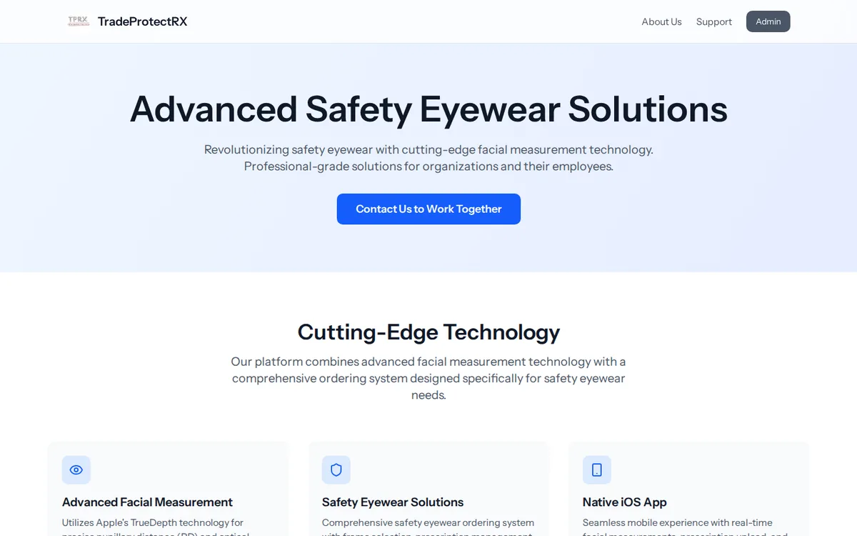 TradeProtectRX home page
